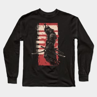 Samurai Warrior Long Sleeve T-Shirt